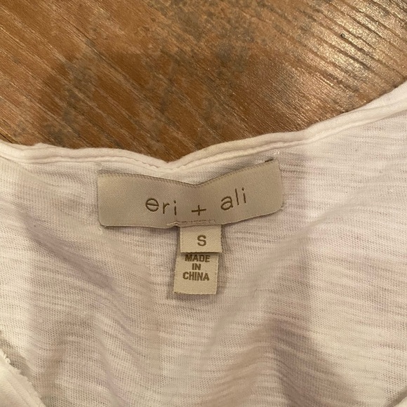 Eri+Ali Women’s White Top Size Small - Picture 3 of 4